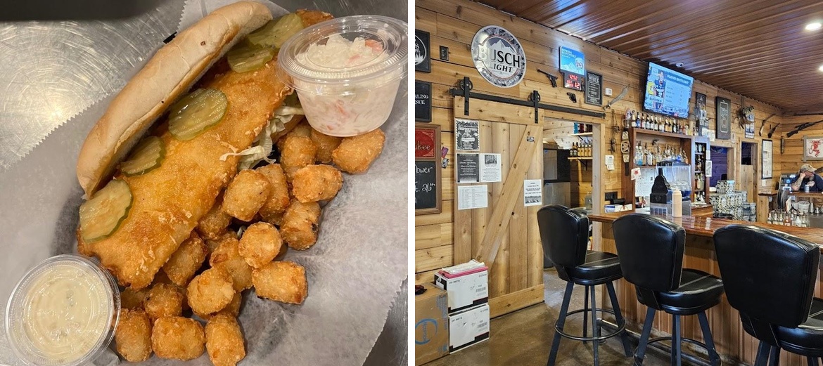 BJ's Saloon Menu