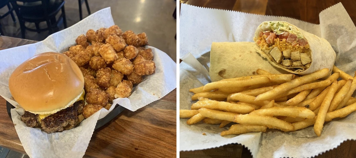 BJ's Saloon Menu